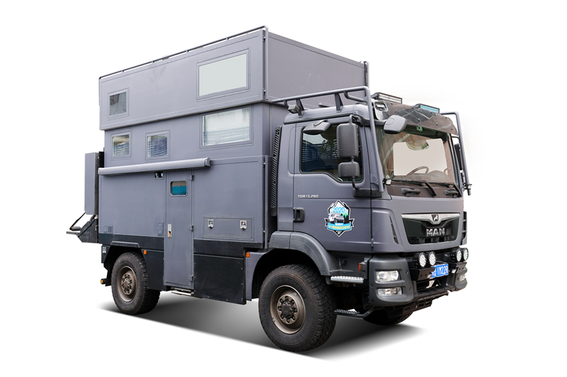 7.10——12日上海房車展，德國(guó)MAN 4X4升降復(fù)式越野房車發(fā)布！